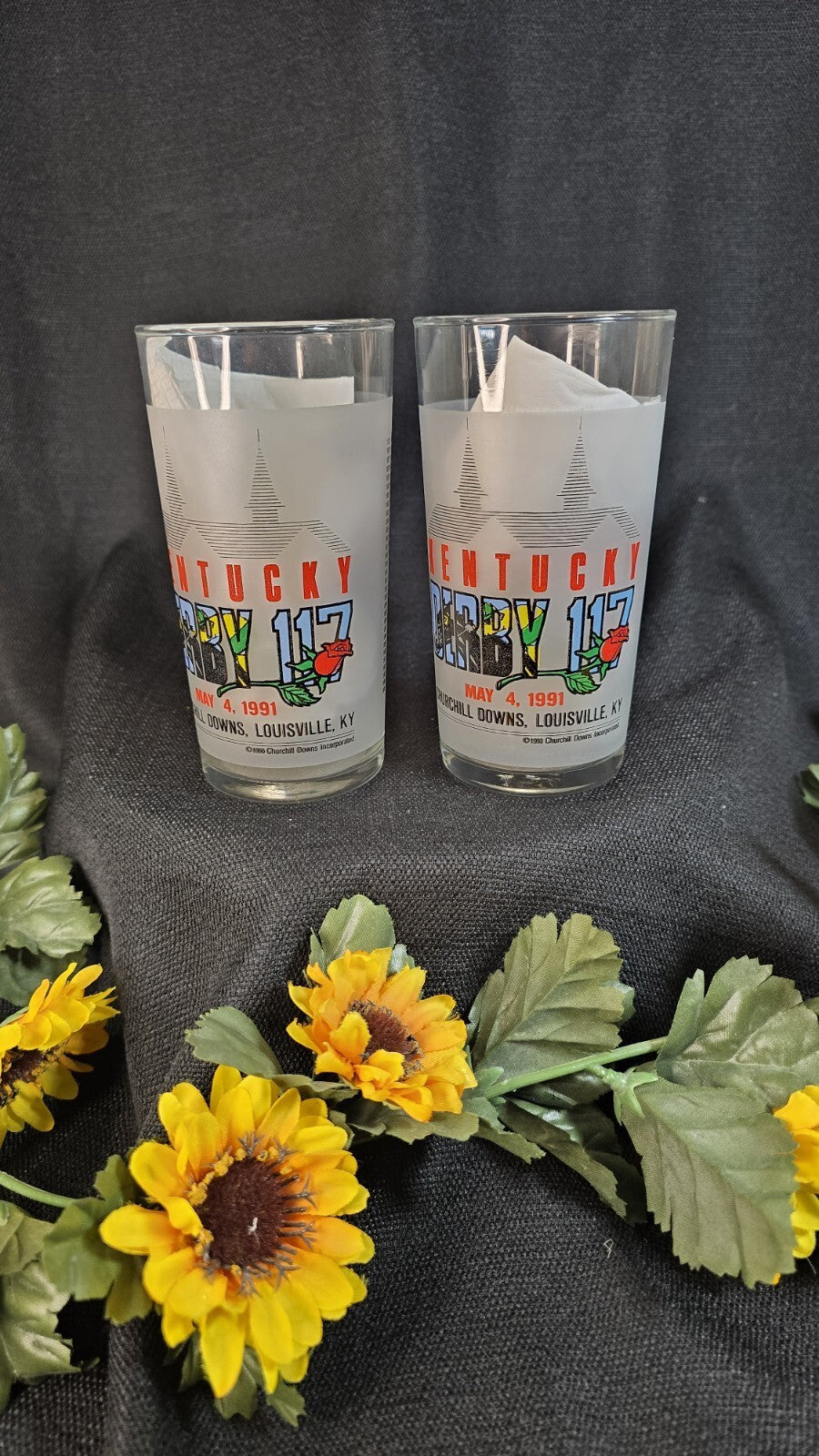 Collectable Derby and Preakness Glasses