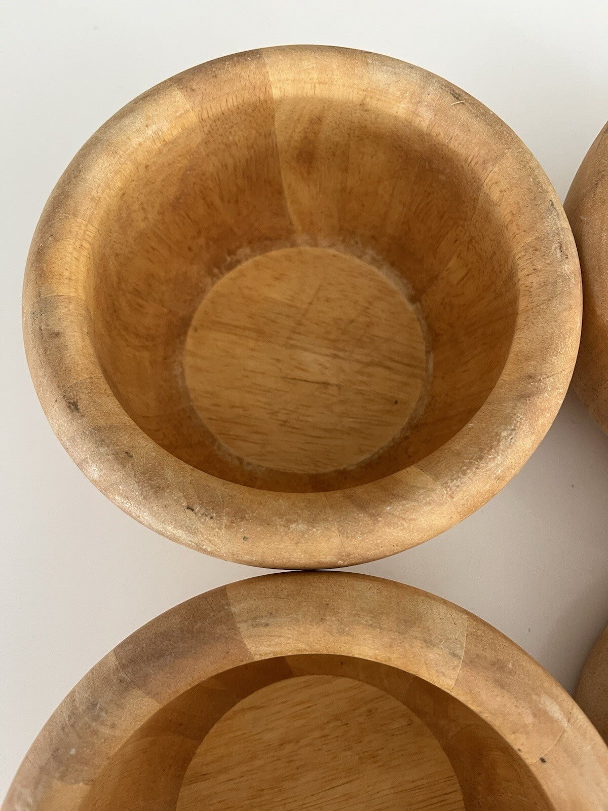 Crate And Barrel Wooden Salad Bowl Made In Thailand
