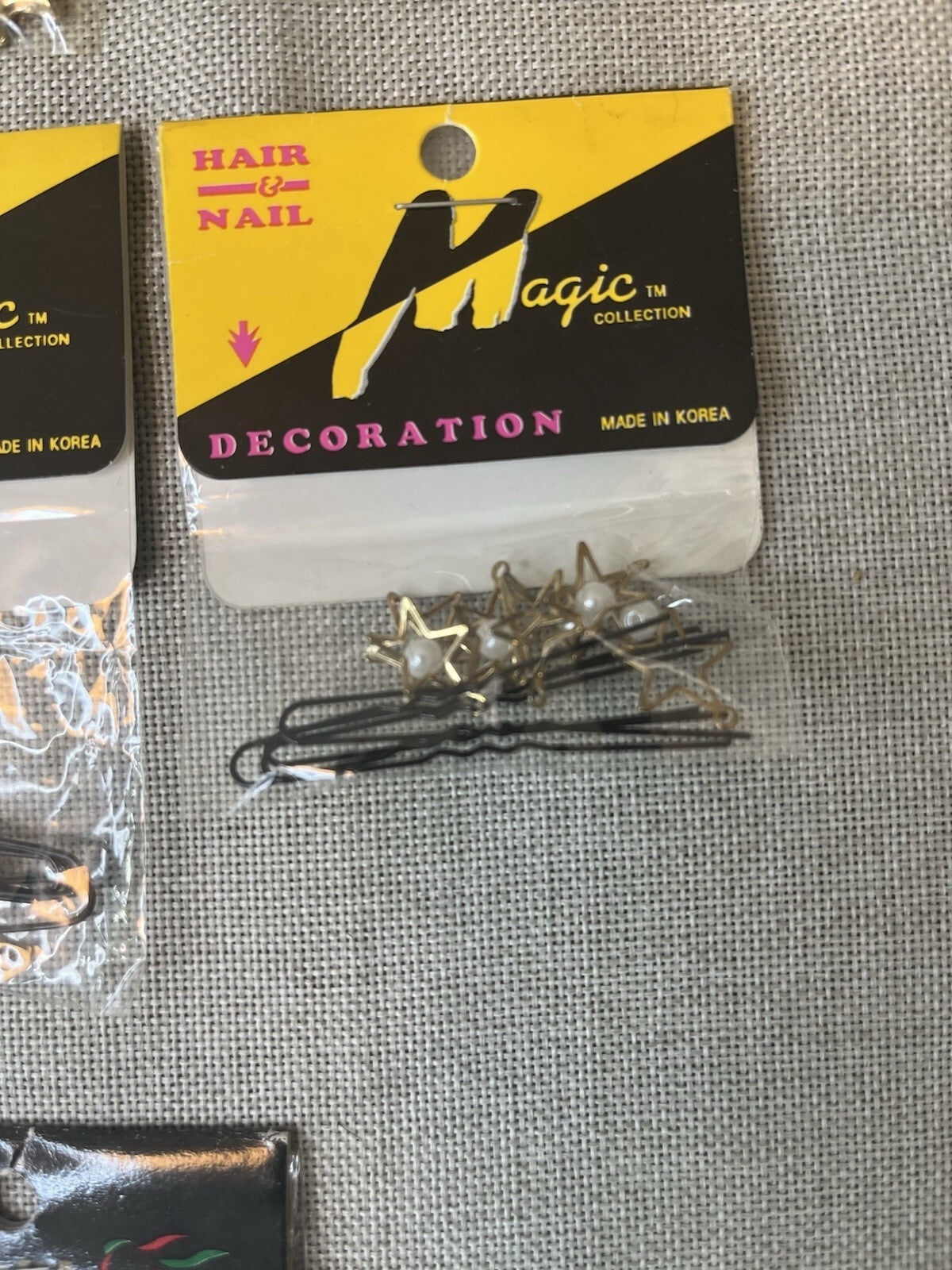 Y2K Hair Pins, Set of 7 Collection  Hair Accessories.Cleopatra & Stars, elephant