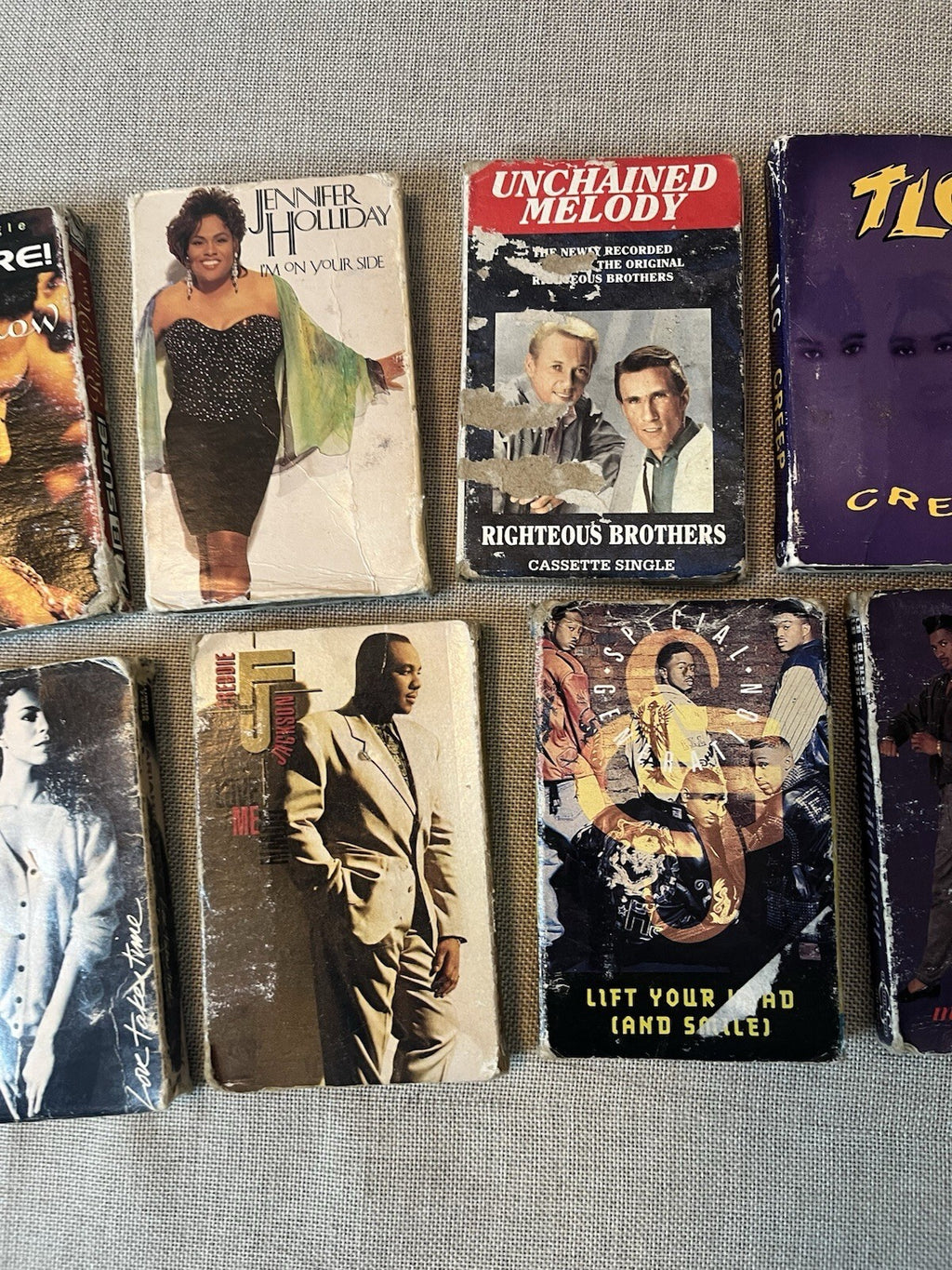collection of audio cassette tapes from the 1980s and 1990. Mostly Singles