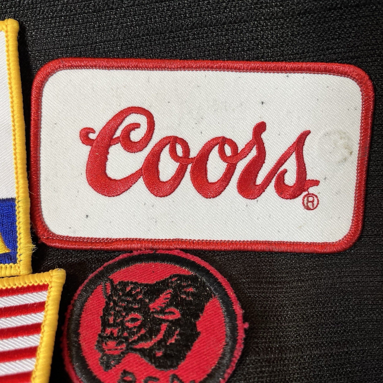 Assorted Patch Collection . Iron On And Sew On