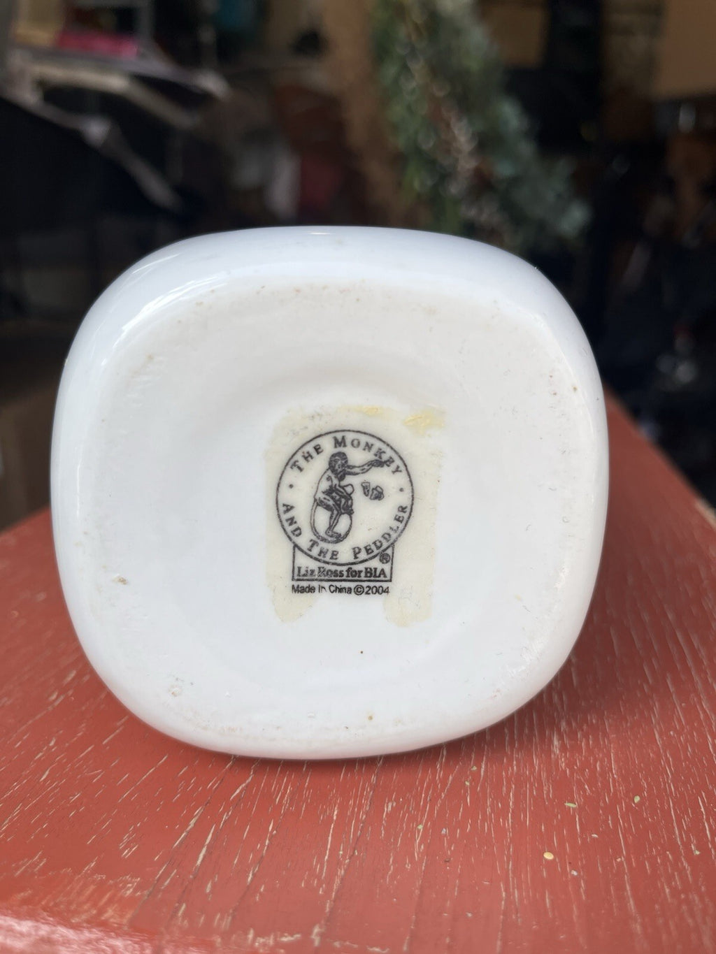 The Monkey & The Peddler Vintage Milk Bottle 2004 32 ounces