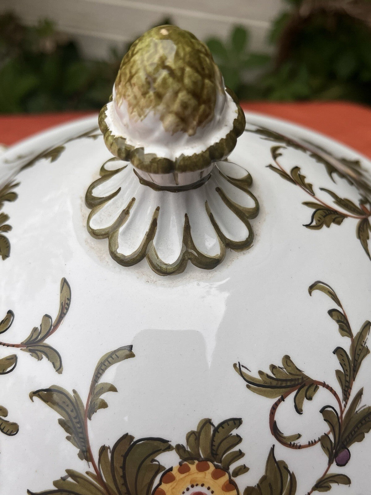 Vintage Soup Tureen Vintage. Floral Design. No Laddle****Made In Italy