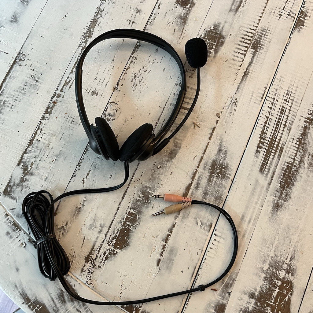 HS-GEN-C Stereo Communication Wired Headset with Microphone Nuance Dragon Cord