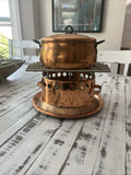 Spring Switzerland Copper Flambe. Missing Few Parts. Smll Dent
