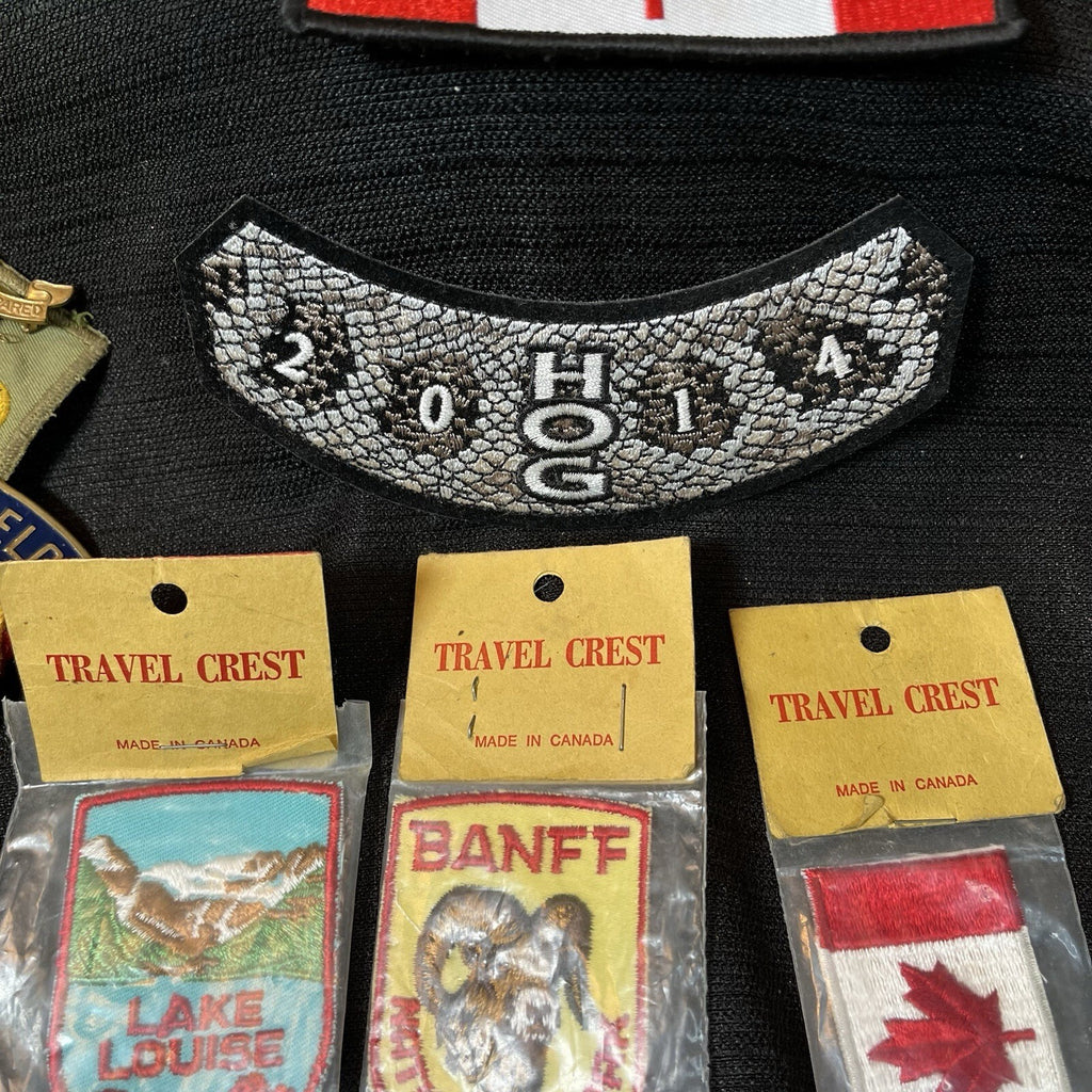 Assorted Patch Collection . Iron On And Sew On