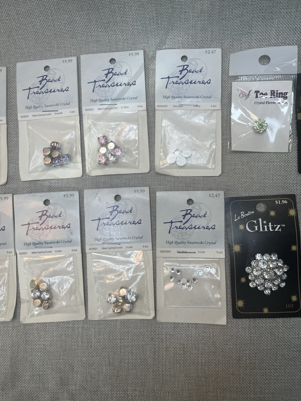 Bead Treausres high qualities Swarovski crystals Asst Packages,