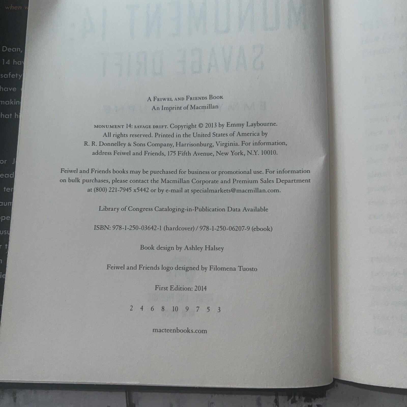 Monument 14: Savage Drift (Monument 14 Series) - Hardcover And Softcover