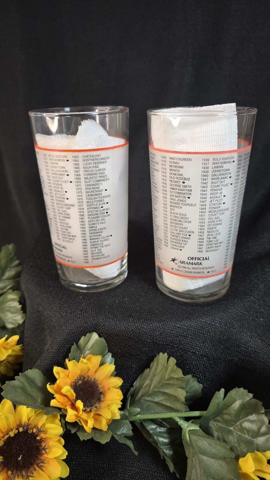1996 Kentucky Derby Souvenir Churchill Downs Mint Julep Glass 122nd Running