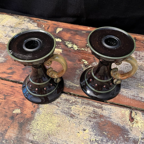 "Chocolate Berries" candle holders designed by Deb Hrabik for Demdaco