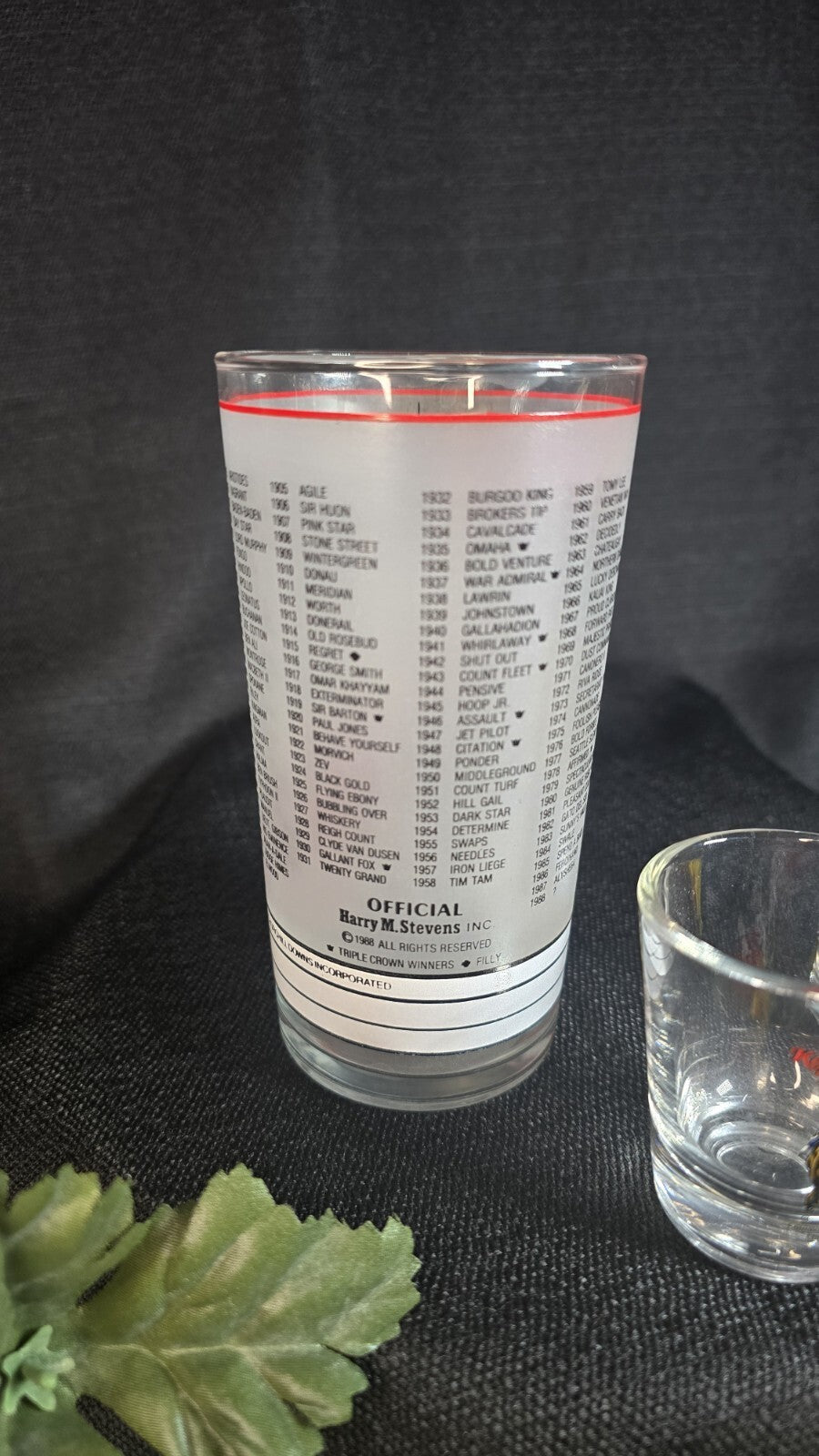 1988 - 114th Kentucky Derby 12 oz. Mint Julep Glass 1988 Churchill Downs Vintage