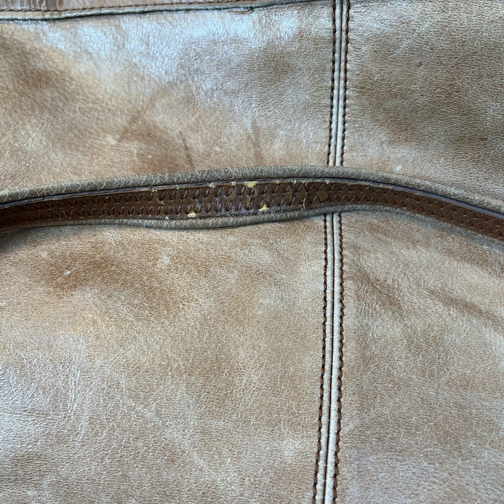 The Sak "Iris" Brown Leather Tote Pre-Owned Condition**not Perfect Condition**