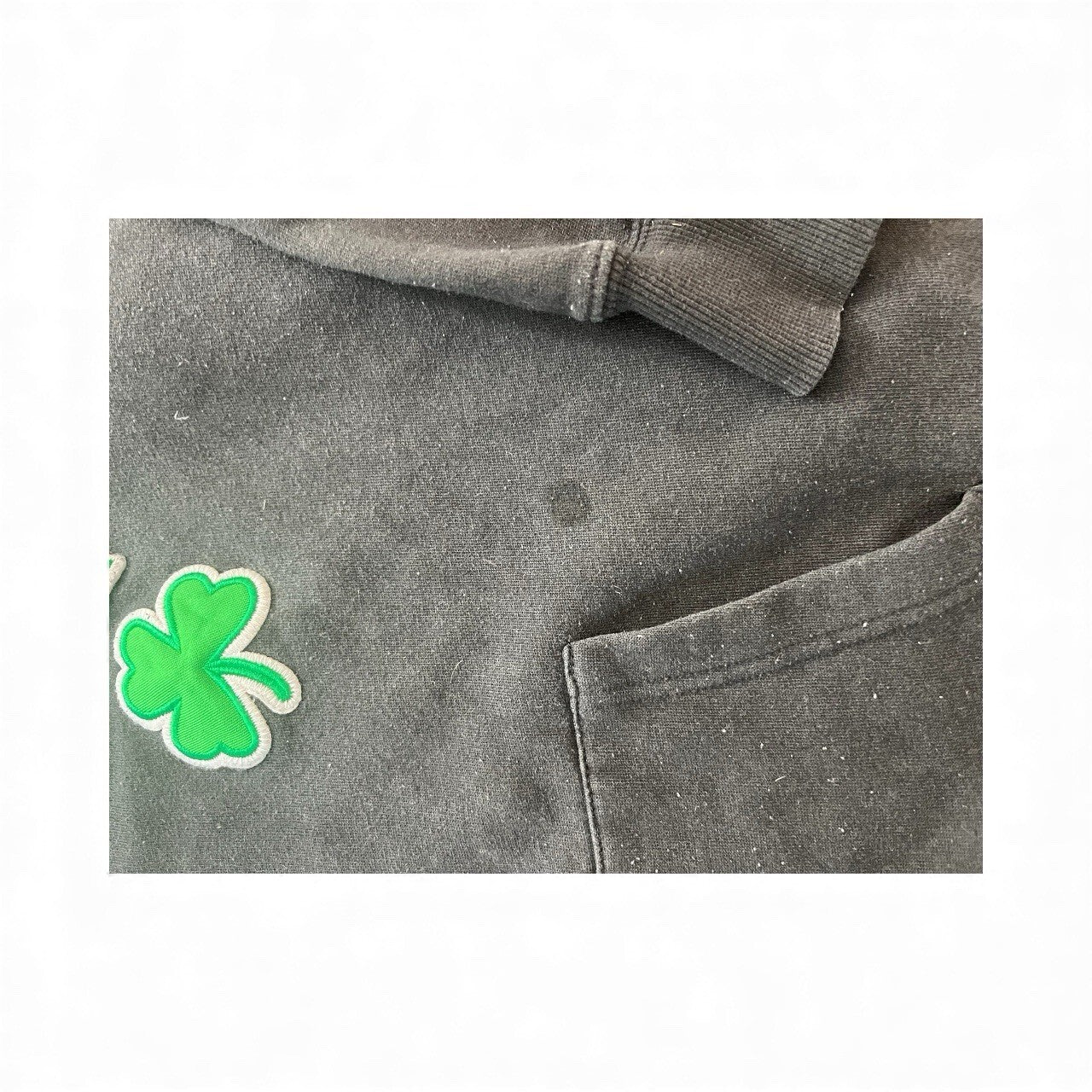 Bay State apparel Boston St. Patrick’s Day Zip Up Sweatshirt Men’s XL Shamrock