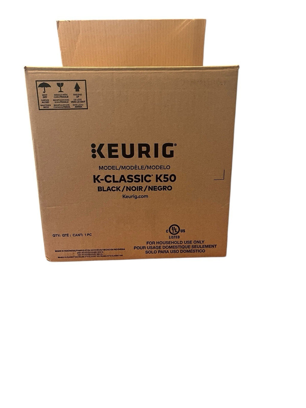 Keurig K-Classic K50 Black Single Serve K-Cup Coffee Maker NEW OPEN BOX
