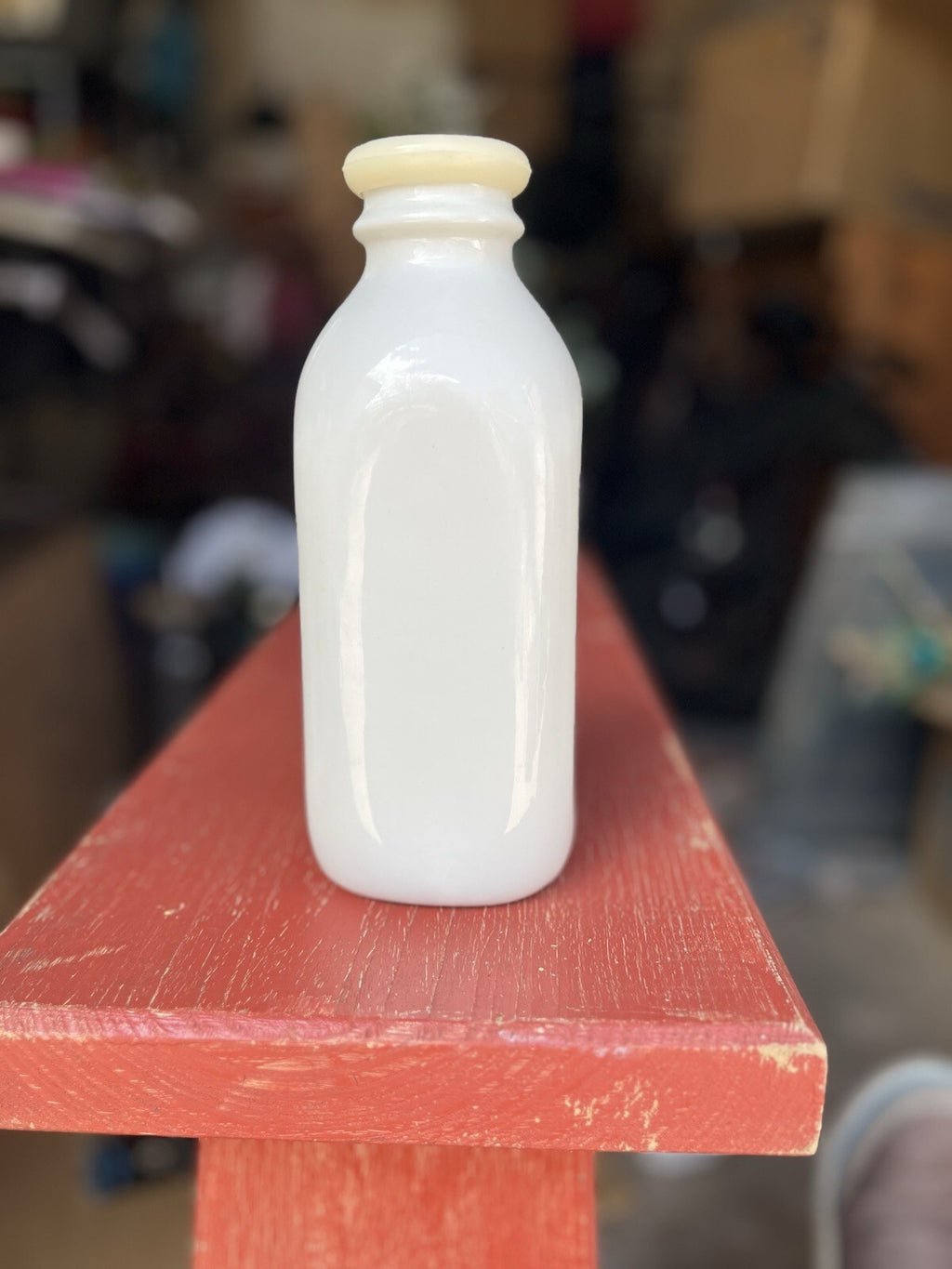 The Monkey & The Peddler Vintage Milk Bottle 2004 32 ounces