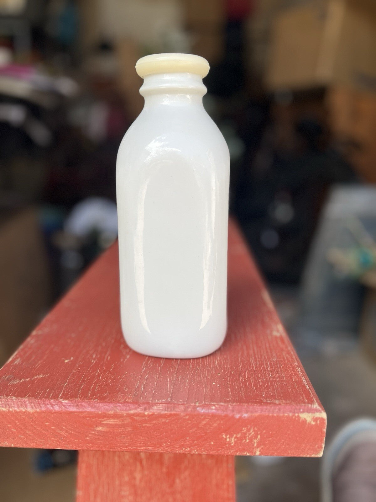 The Monkey & The Peddler Vintage Milk Bottle 2004 32 ounces