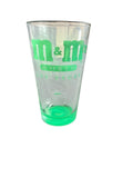 M&M's World Las Vegas Green Glass New
