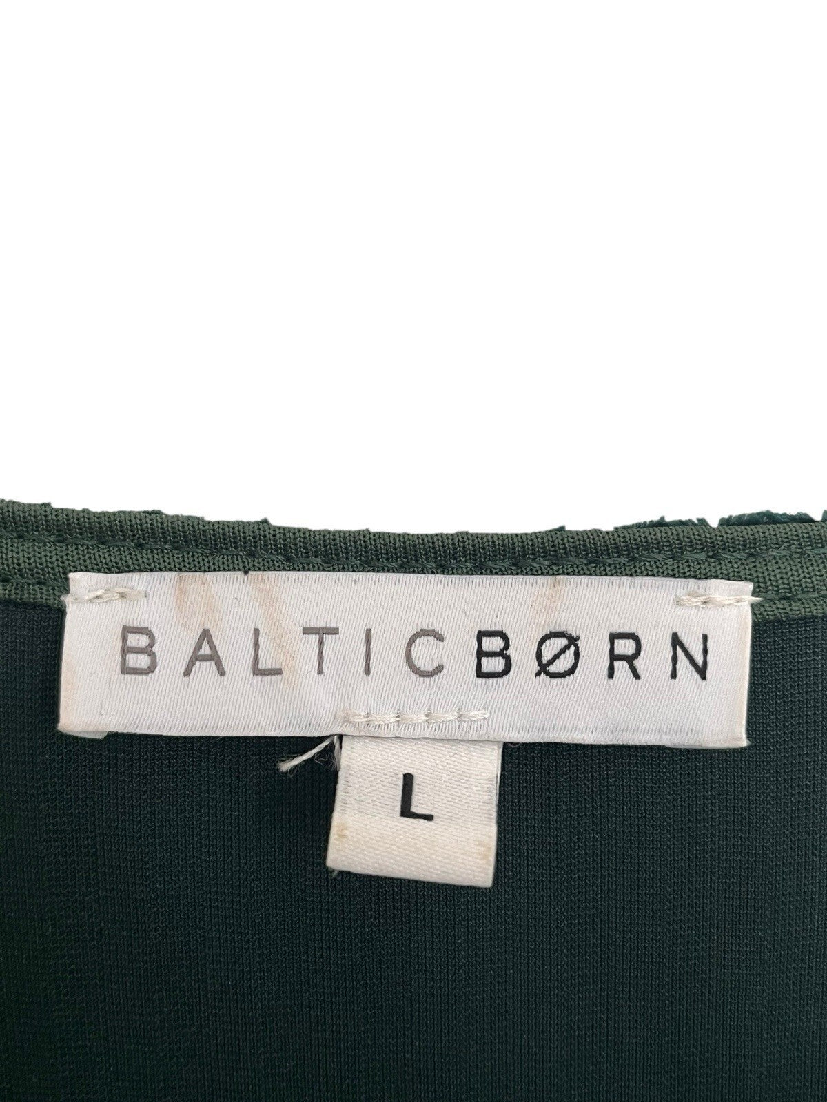 Baltic Born Andi Ribbed Velvet Wrap Dress in emerald green