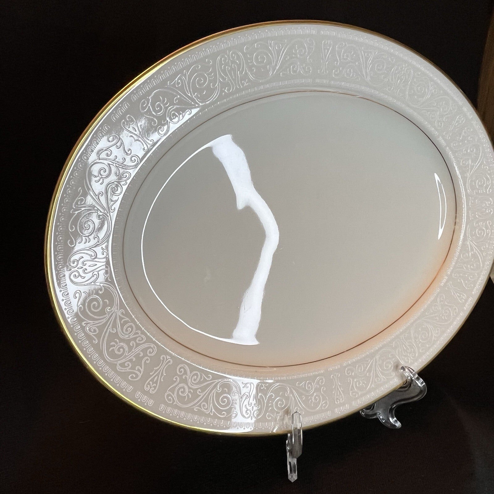 Noritake Tulane 13.5" Oval Serving Platter (pattern #7562).