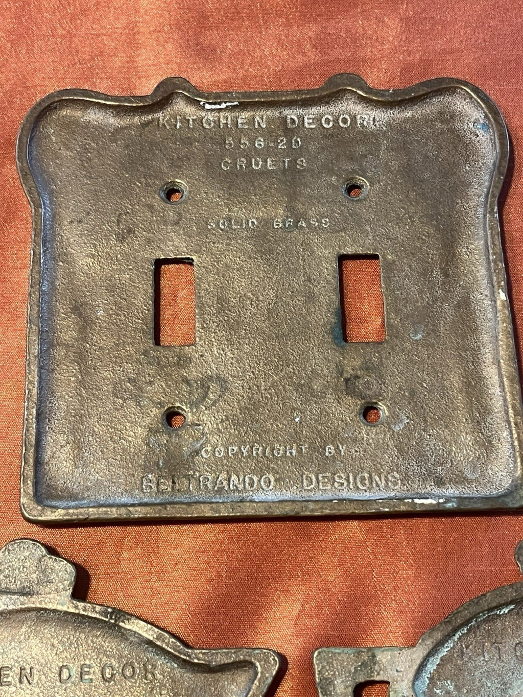 Vintage Beltrando Designs Switch Plate Set - ￼ Teapot Design Set Of Three
