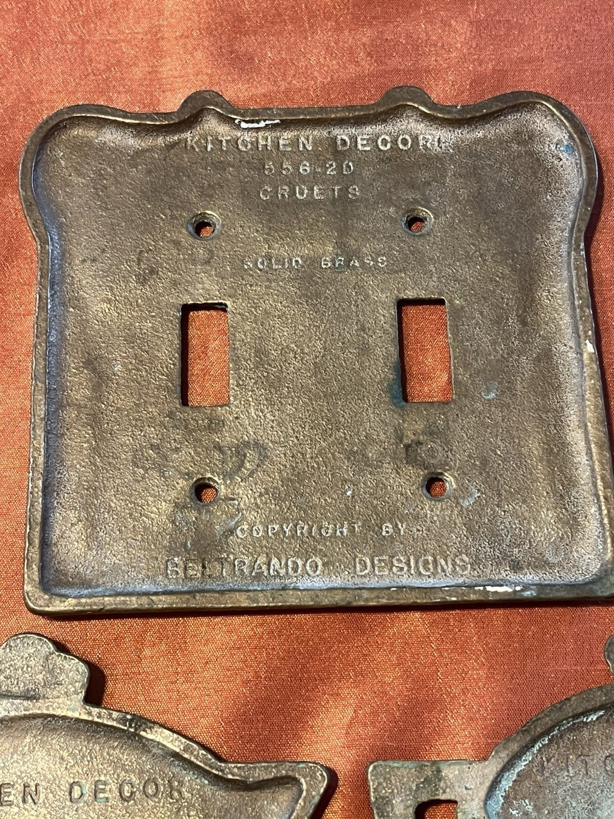 Vintage Beltrando Designs Switch Plate Set - ￼ Teapot Design Set Of Three
