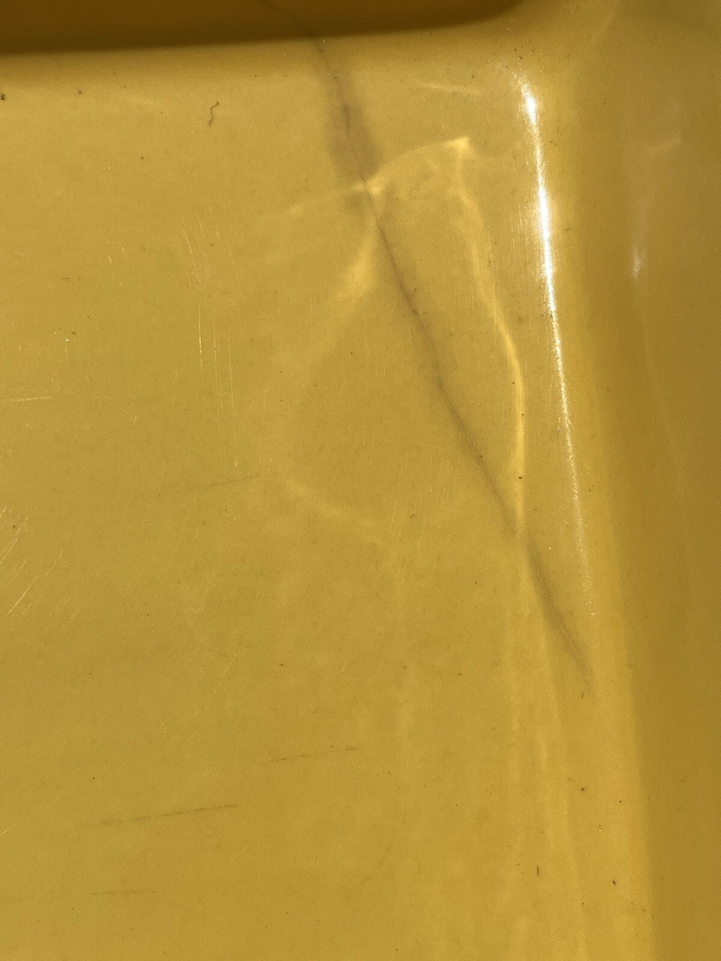 Sunshine Yellow Glazed Ceramic Rectangular Baker Casserole Dish 15x19 Ceramic