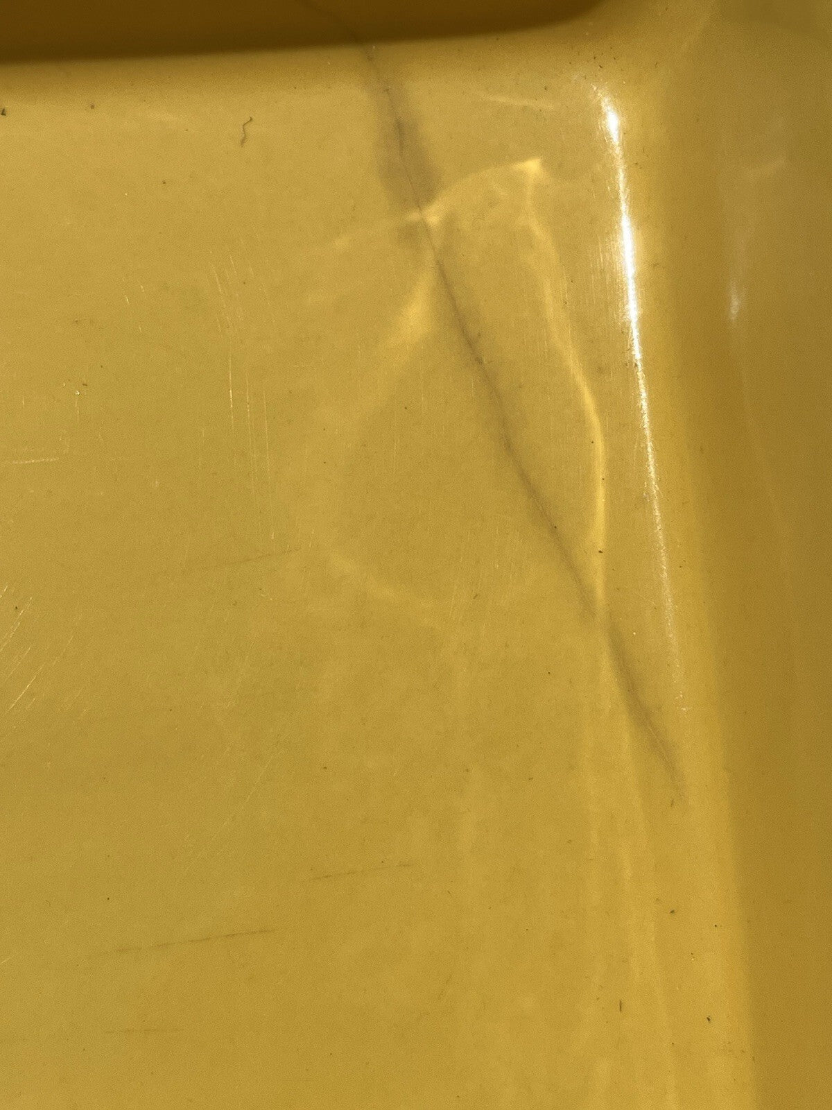 Sunshine Yellow Glazed Ceramic Rectangular Baker Casserole Dish 15x19 Ceramic