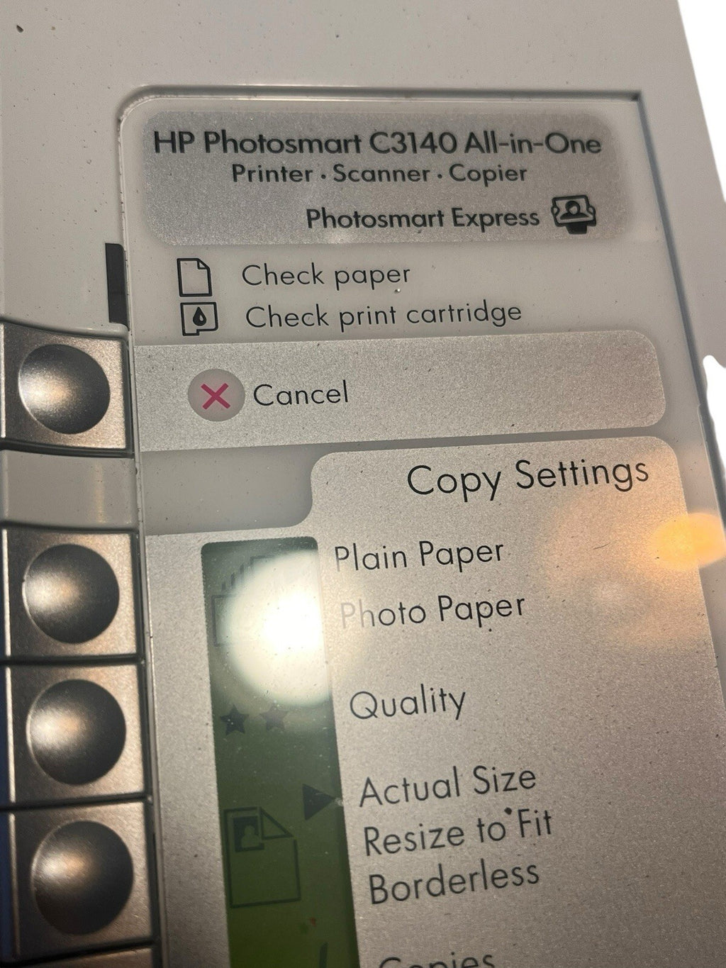HP Photosmart C3150 C3140 All-In-One Inkjet Printer. ** no instruction manual