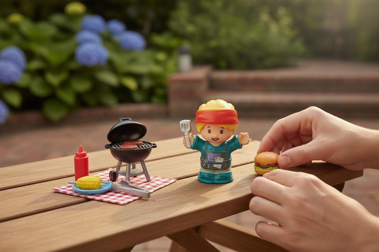 Fisher Price Little People Girl Figure Serve It Up Food Taco Truck Cook 2020