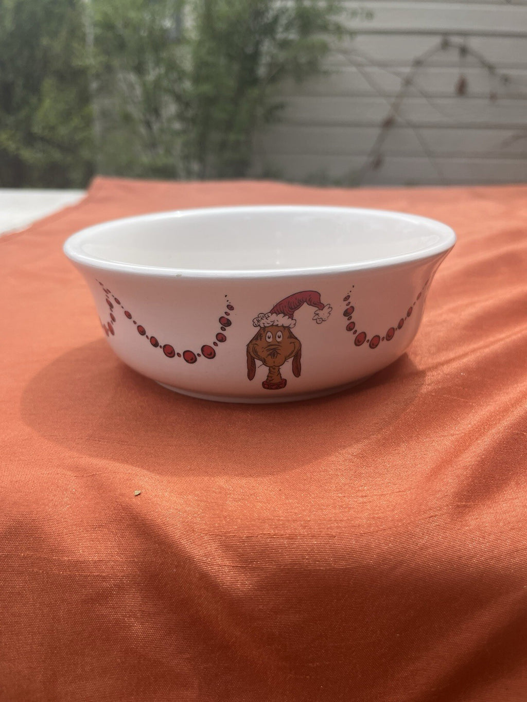 THE GRINCH WHO STOLE CHRISTMAS MAX DOG PET 6” BOWL FOOD WATER DISH CAT 2021
