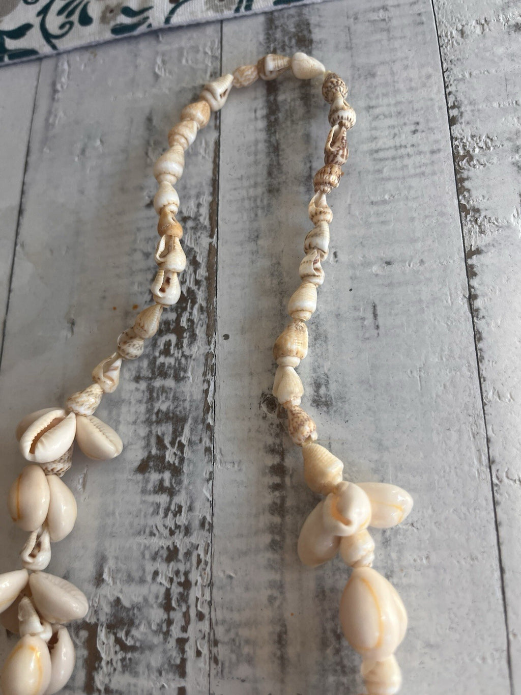 Vintage Sea Shell Necklace Summertime Beach Wear Jewelry. 2 necklaces Cowrie