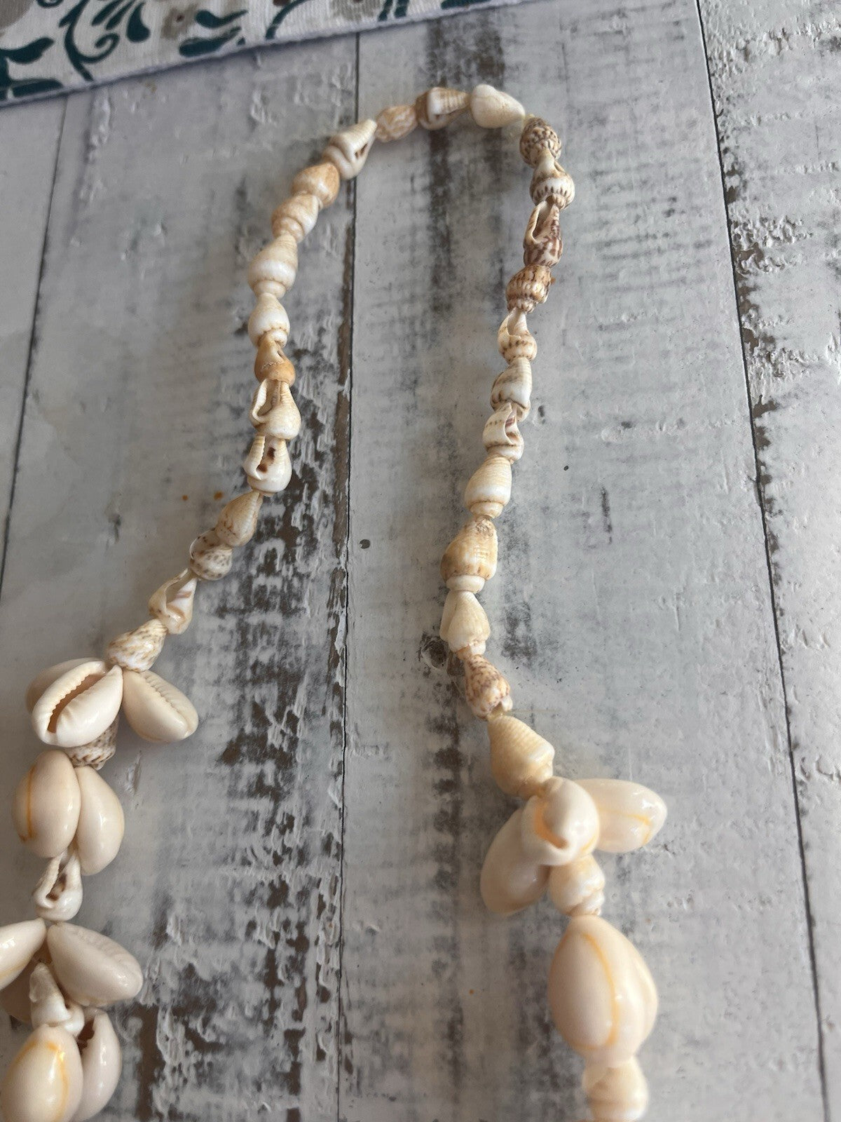 Vintage Sea Shell Necklace Summertime Beach Wear Jewelry. 2 necklaces Cowrie