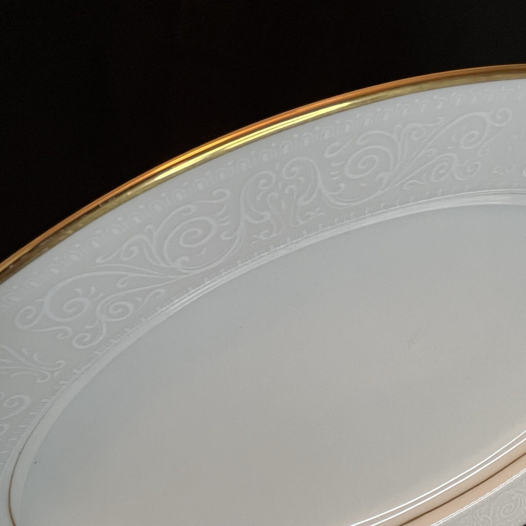 Noritake Tulane 13.5" Oval Serving Platter (pattern #7562).