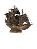 Vintage Maritime Santa Maria Tin Schooner Boat Ship, 5.5" Tall ㅅ