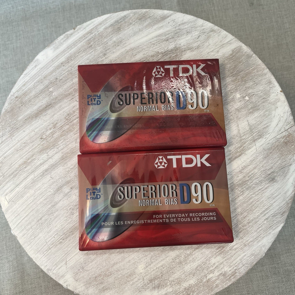 TDK D90 Standard Audio Cassette (A00808-20) Rcr Audio Cassette Tape