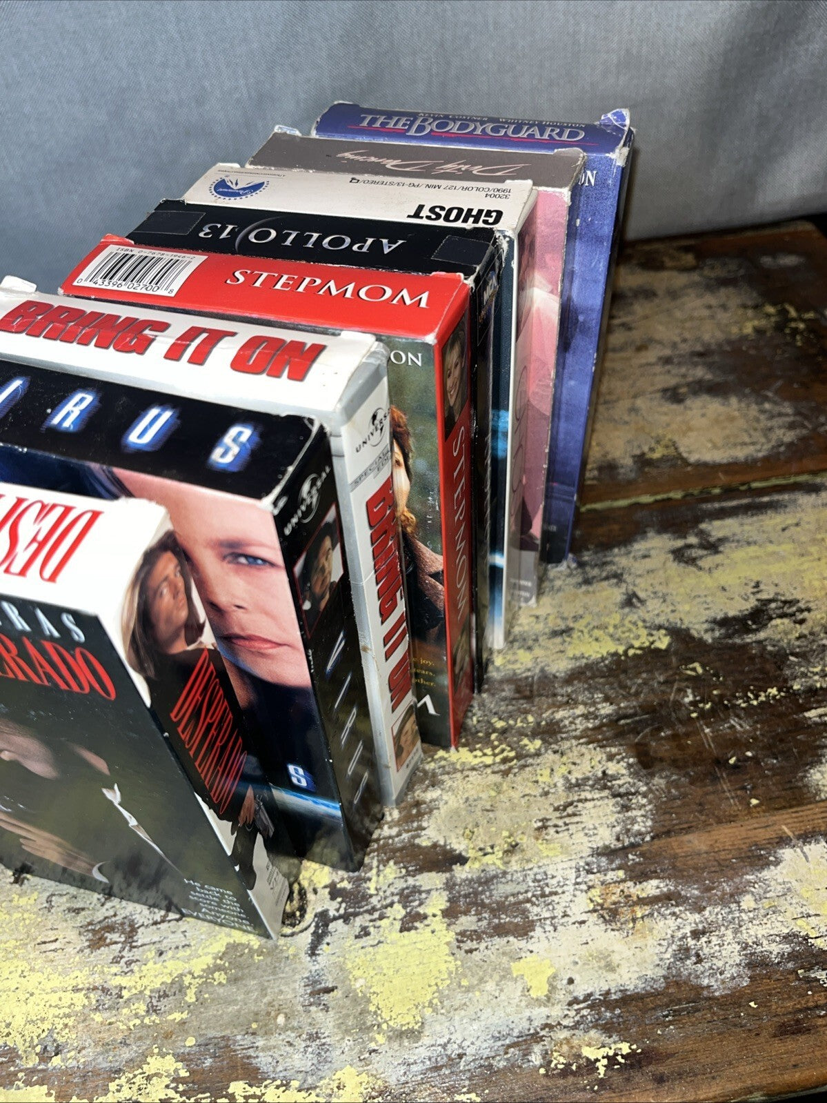 VHS Movies, Lot Of  8 Preowned Movies. Exterior package does have imperfections.