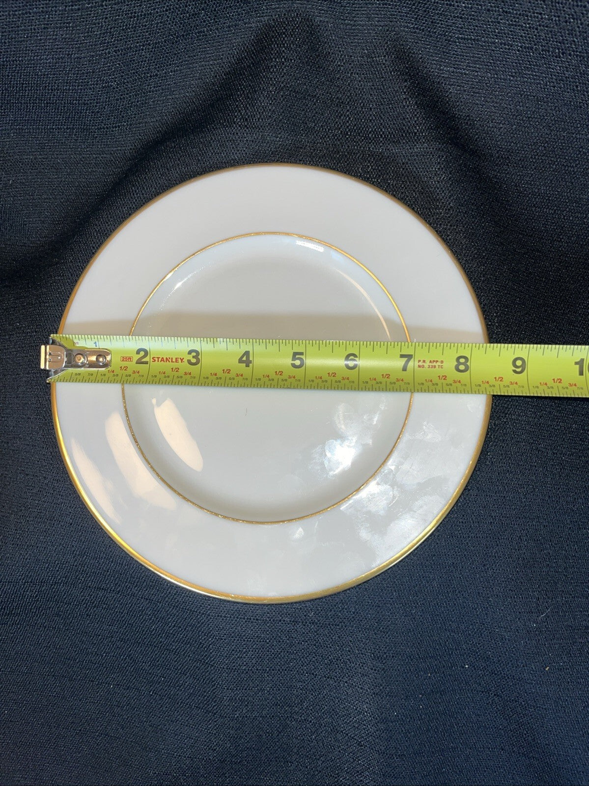 Set of 3 Lenox Mansfield 8 3/8" Salad Plates - Made in U.S.A.
