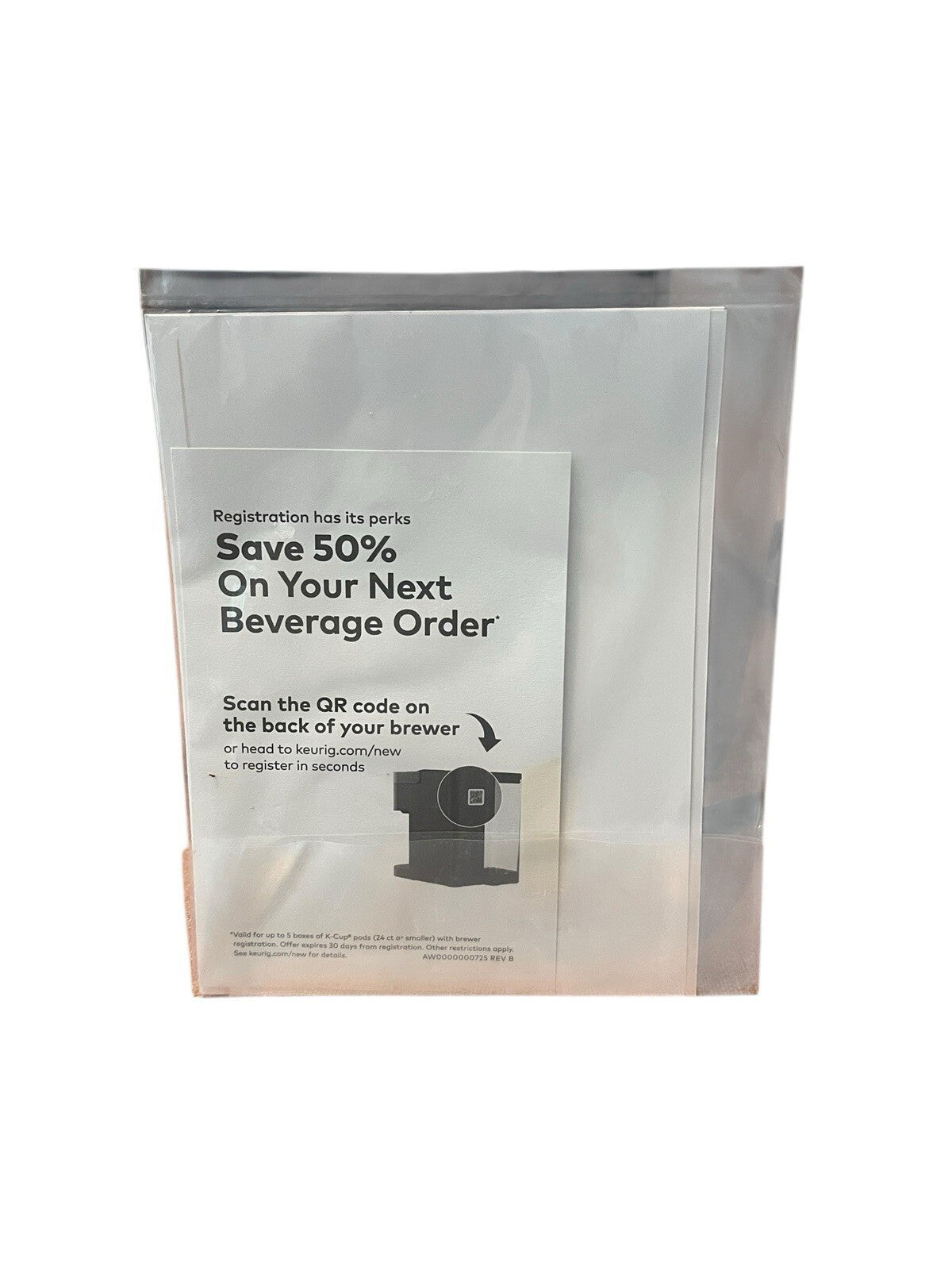 Keurig K-Classic K50 Black Single Serve K-Cup Coffee Maker NEW OPEN BOX