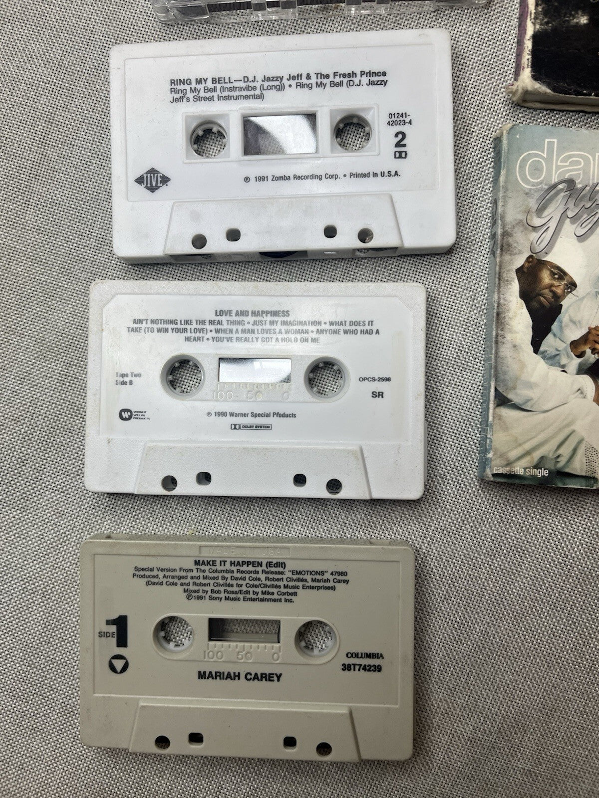 collection of audio cassette tapes from the 1980s and 1990. Mostly Singles