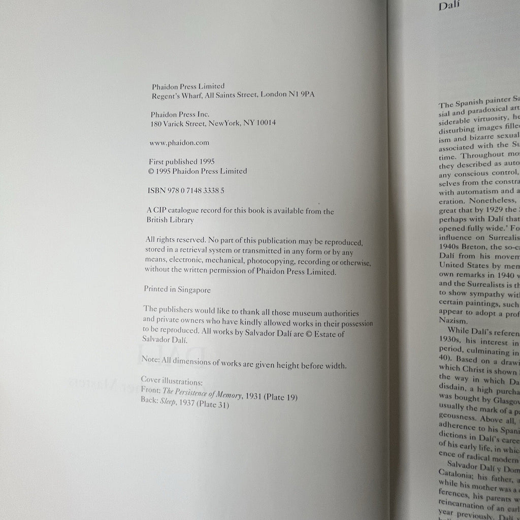 Dalí by Christopher Masters (2020, Trade Paperback)