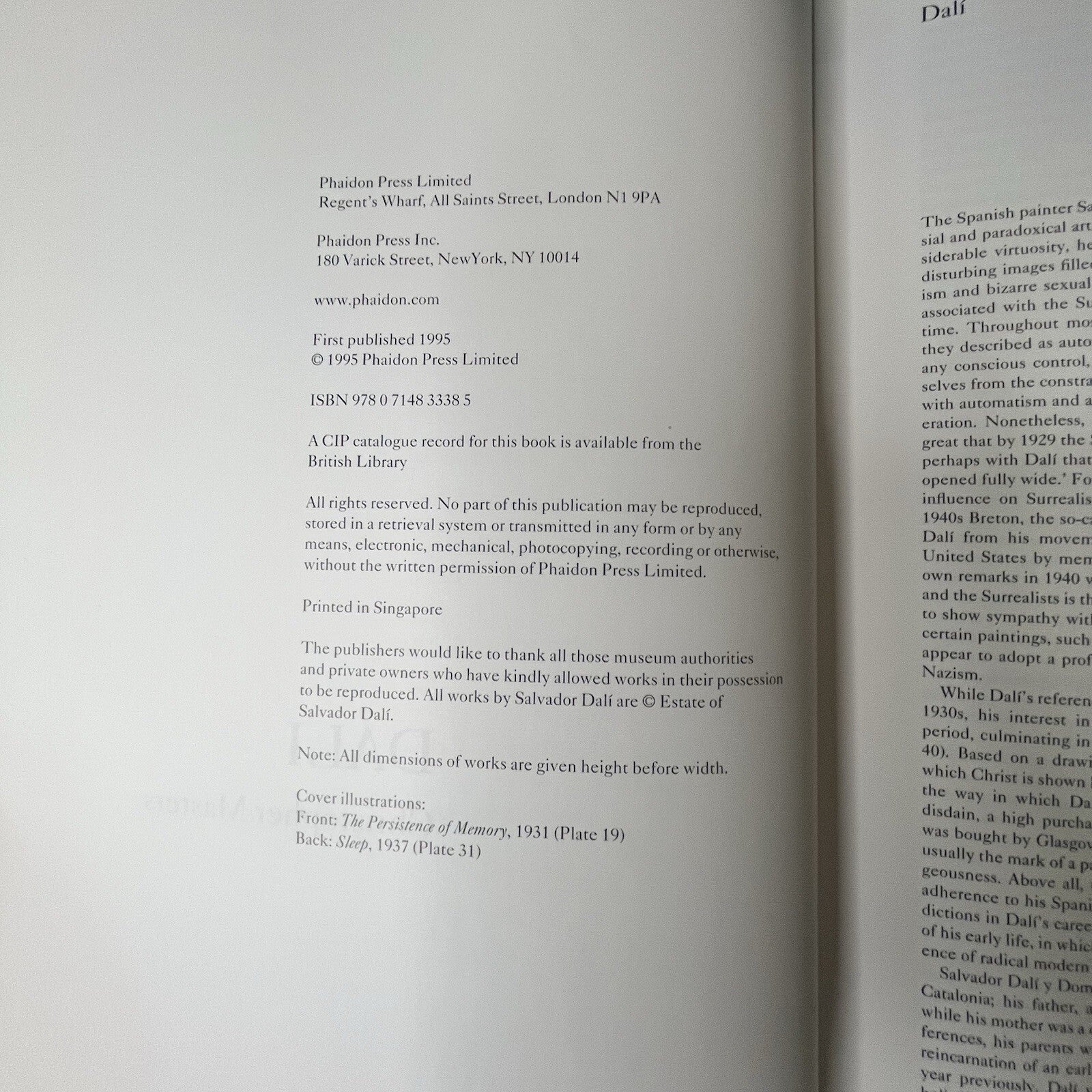 Dalí by Christopher Masters (2020, Trade Paperback)