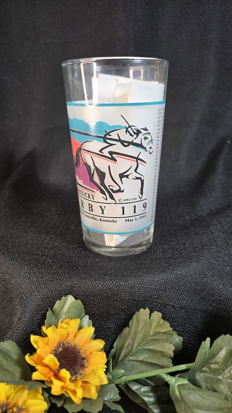 119th Running Of The Kentucky Derby | Mint Julep Glass | 1993 | Churchill Downs