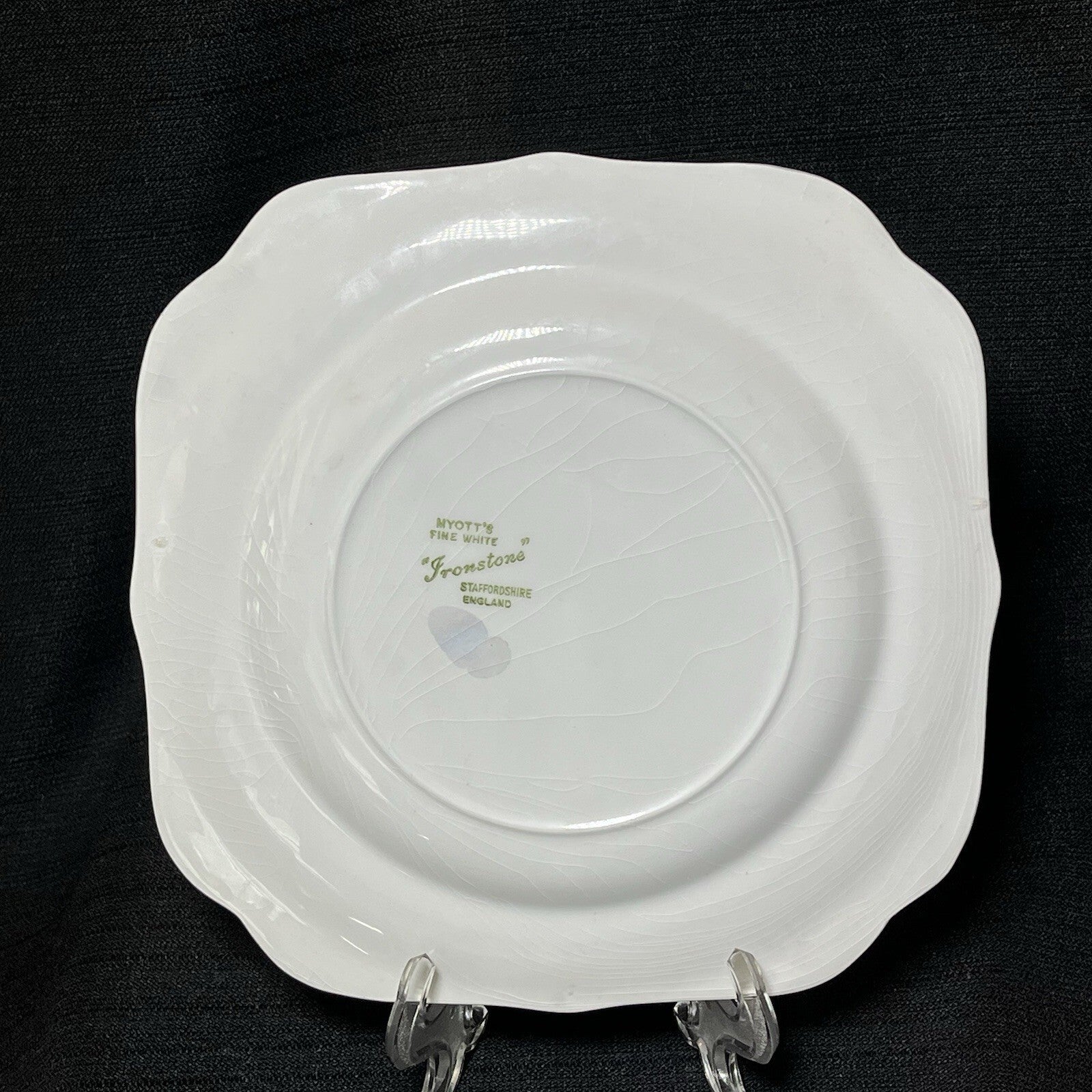 Vintage Niagara Falls Canada Pearlized Plate Gold Trim