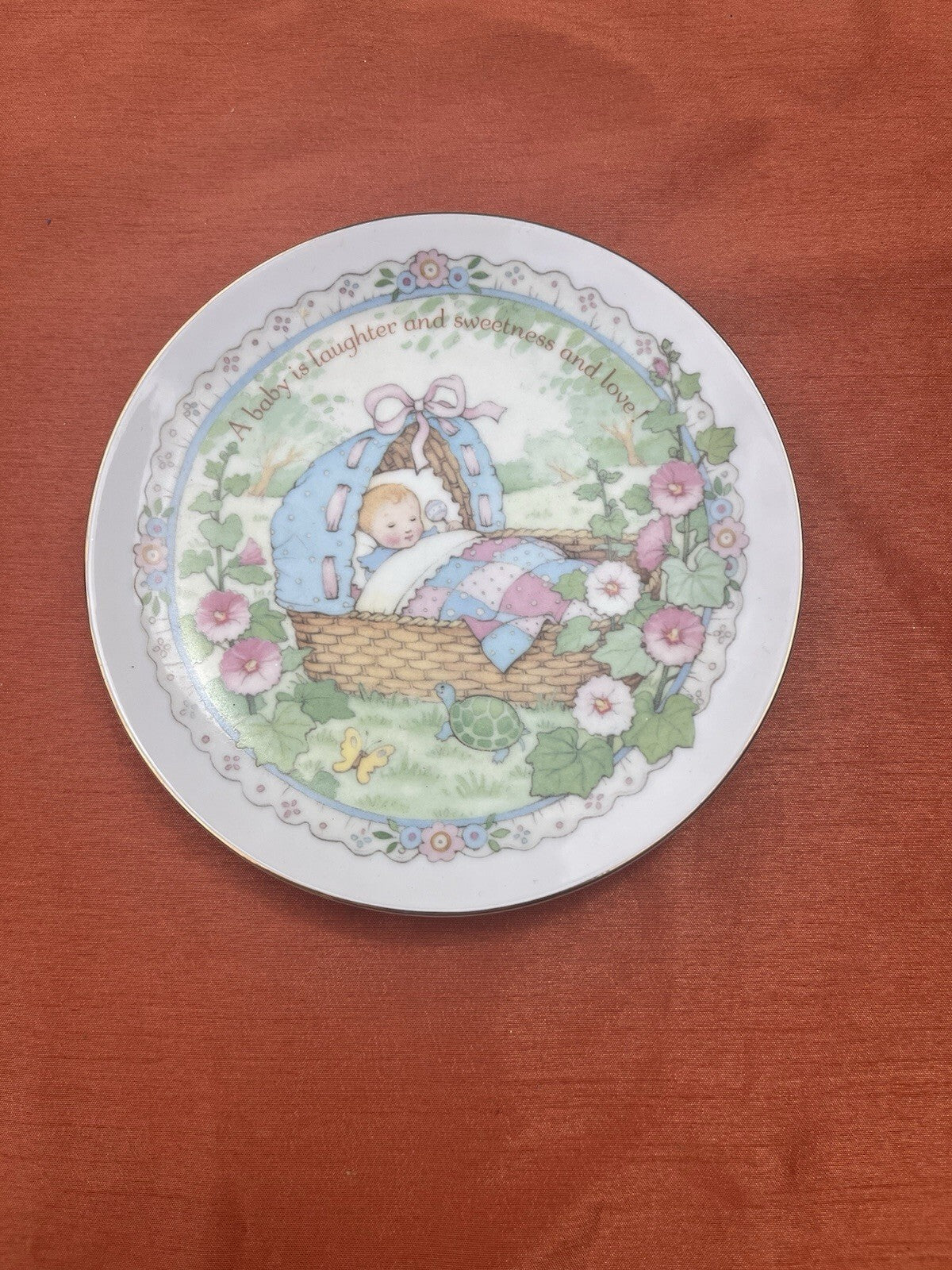 Lasting Memories Baby 6 1/4" Collector's Plate from American Greetings - 1985