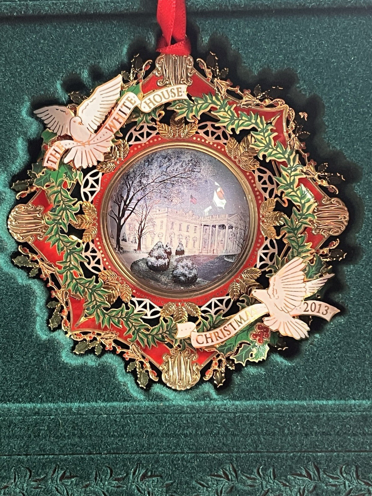 The White House Historical Association 2013 Christmas Ornament in Original Box