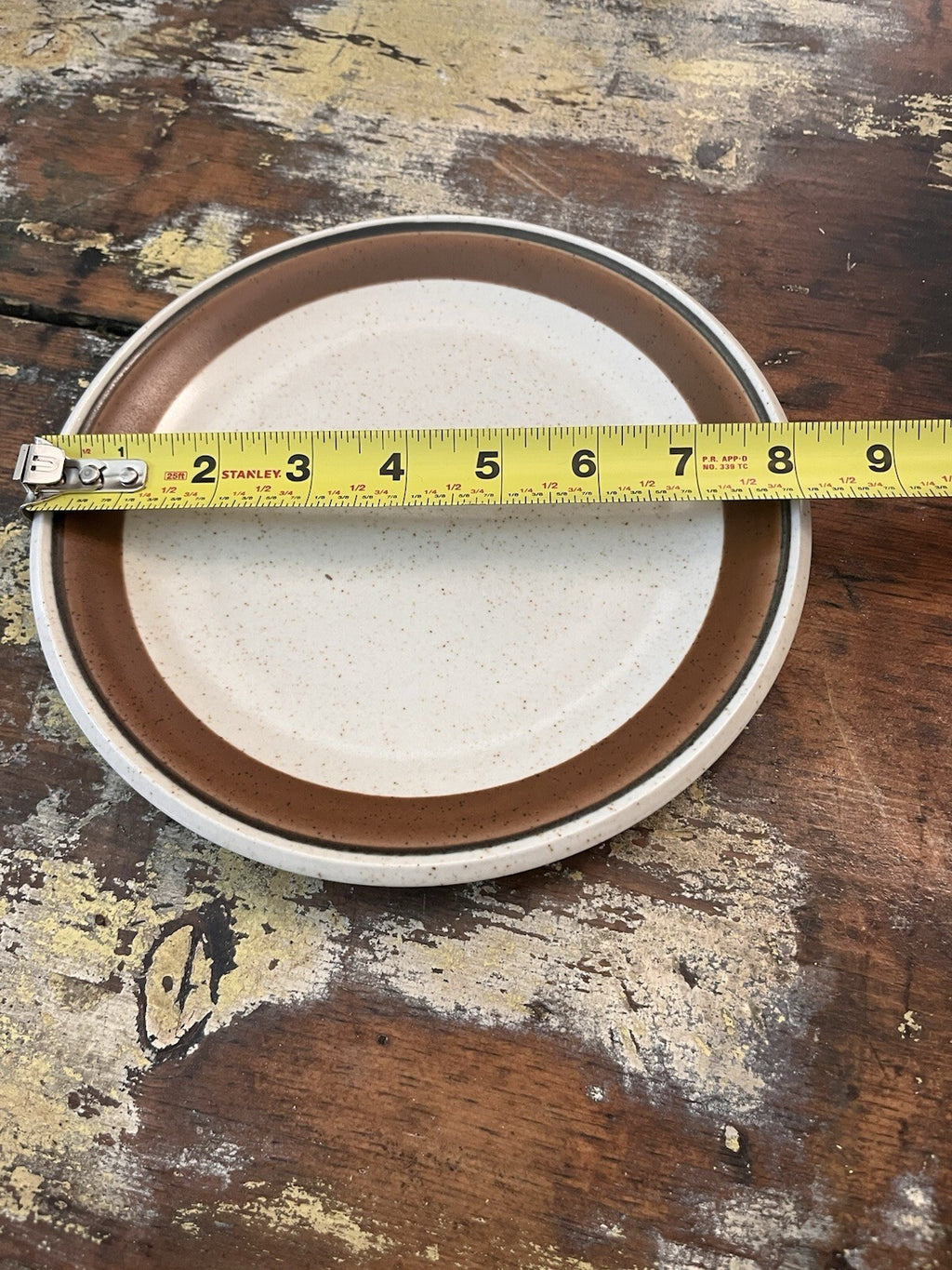 Oneida Catalina Veri-Stone solid plate #P1802  sand drift