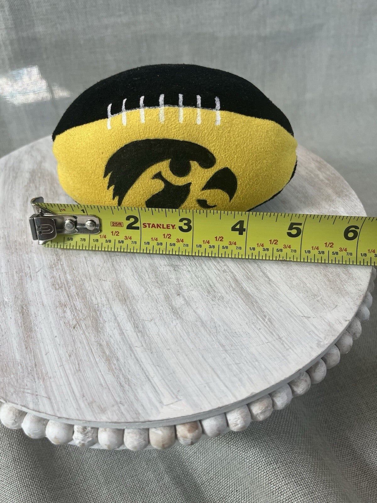 Iowa Hawkeye football paperweight