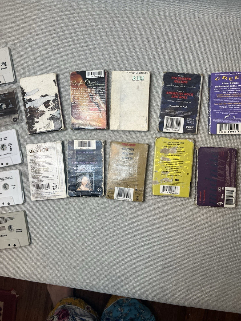 collection of audio cassette tapes from the 1980s and 1990. Mostly Singles