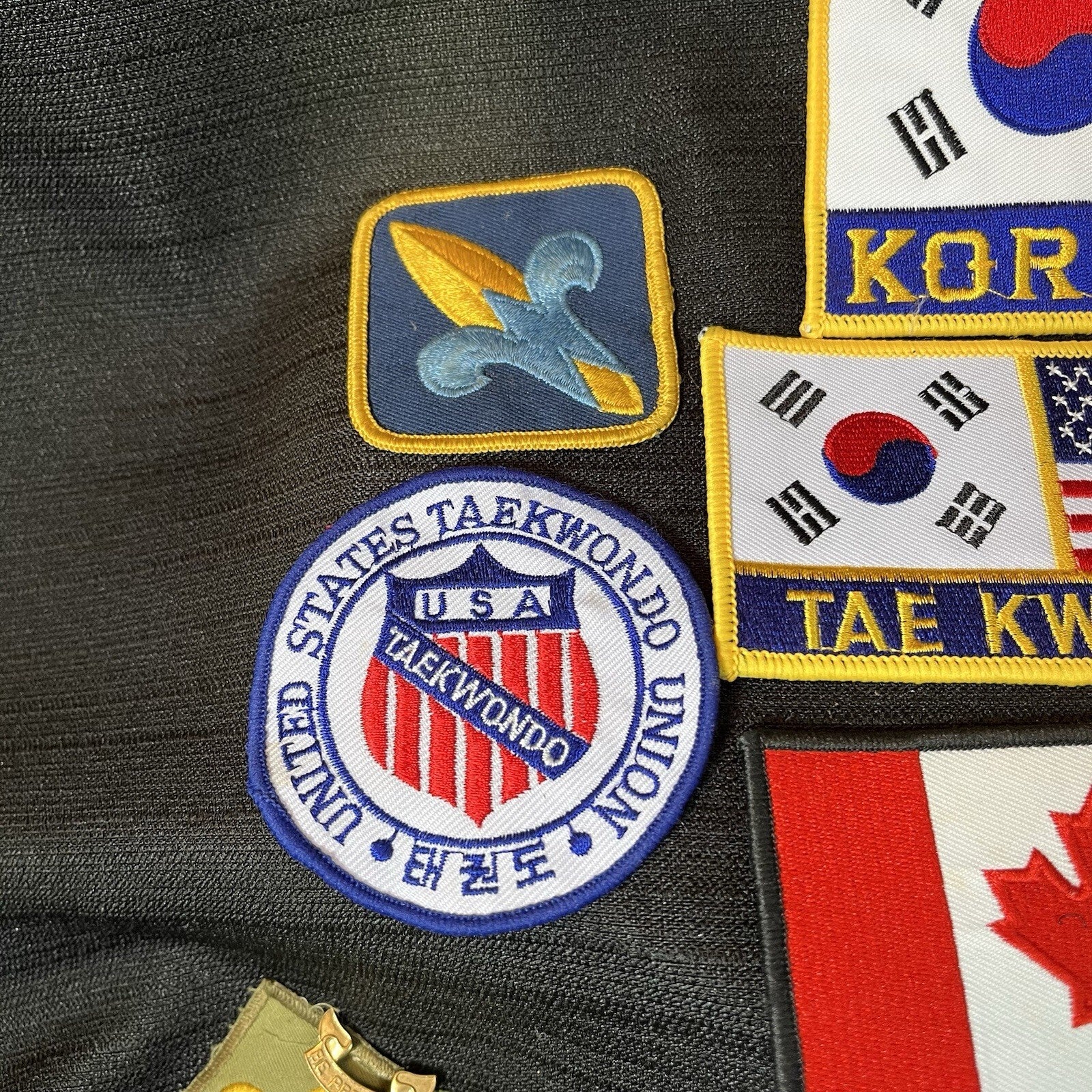 Assorted Patch Collection . Iron On And Sew On