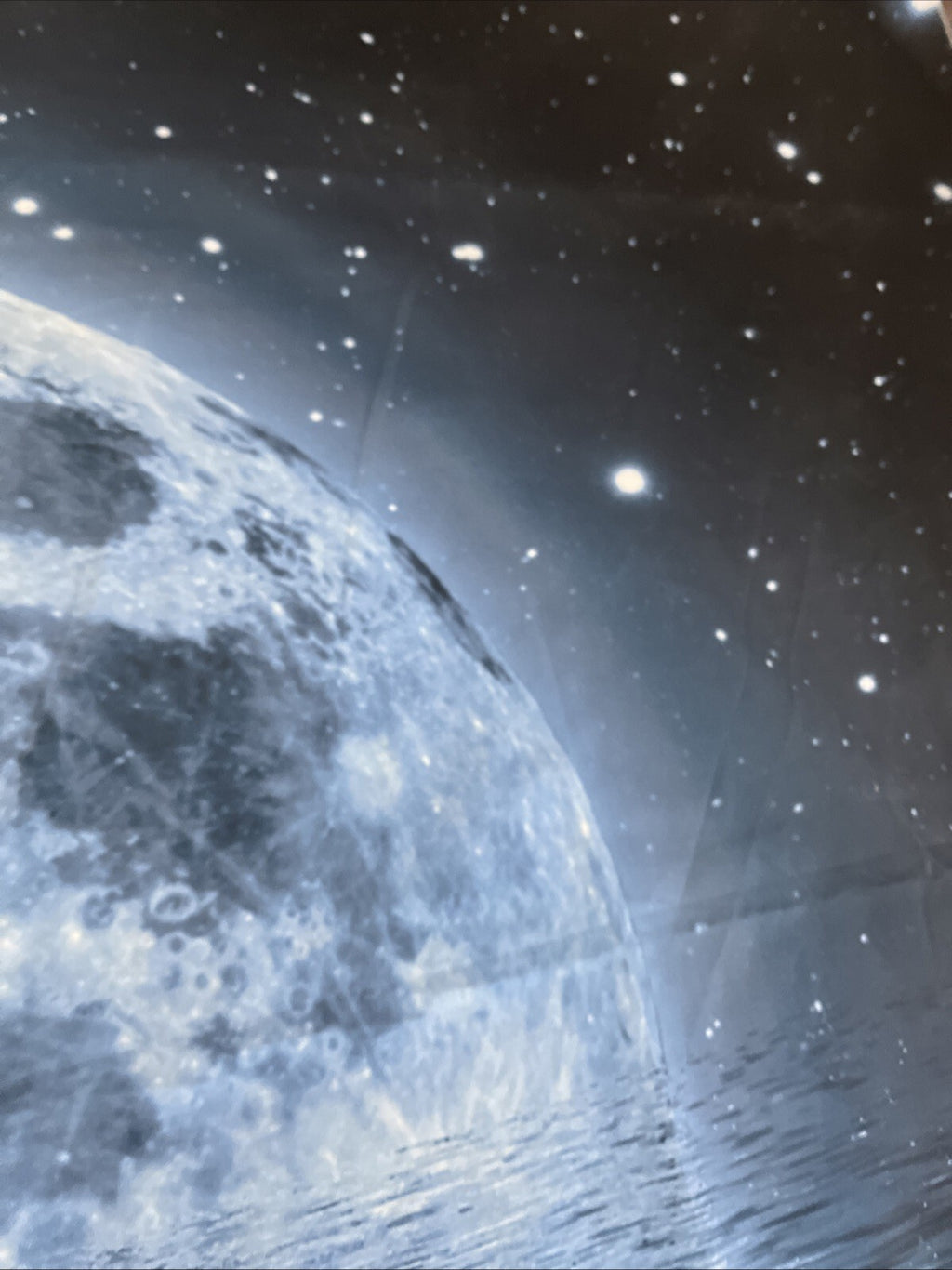 Moon Over Ocean tapestry designed for home decoration